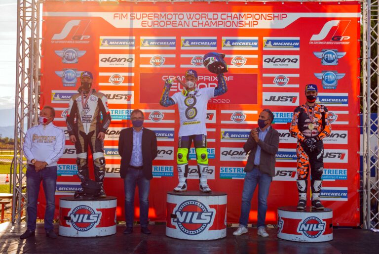 THOMAS CHAREYRE TAKES HIS EIGHT FIM SUPERMOTO WORLD CHAMPIONSHIP TITLE